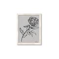 Picture of Gray Floral  _GroupedProduct_Rectangle_Portrait_Framed_Matted_