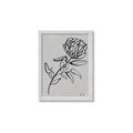 Picture of Gray Floral  _GroupedProduct_Rectangle_Portrait_Framed_Matted_