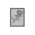 Picture of Gray Floral  _GroupedProduct_Rectangle_Portrait_Framed_Matted_