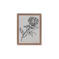 Picture of Gray Floral  _GroupedProduct_Rectangle_Portrait_Framed_Matted_