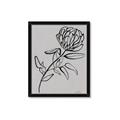 Picture of Gray Floral  _GroupedProduct_Rectangle_Portrait_Framed_Matted_