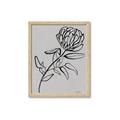Picture of Gray Floral  _GroupedProduct_Rectangle_Portrait_Framed_Matted_
