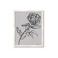 Picture of Gray Floral  _GroupedProduct_Rectangle_Portrait_Framed_Matted_