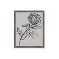 Picture of Gray Floral  _GroupedProduct_Rectangle_Portrait_Framed_Matted_