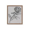 Picture of Gray Floral  _GroupedProduct_Rectangle_Portrait_Framed_Matted_