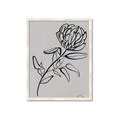 Picture of Gray Floral  _GroupedProduct_Rectangle_Portrait_Framed_Matted_
