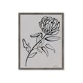 Picture of Gray Floral  _GroupedProduct_Rectangle_Portrait_Framed_Matted_