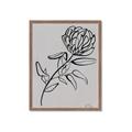 Picture of Gray Floral  _GroupedProduct_Rectangle_Portrait_Framed_Matted_