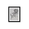 Picture of Gray Floral  _GroupedProduct_Rectangle_Portrait_Framed_Matted_