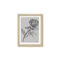 Picture of Gray Floral  _GroupedProduct_Rectangle_Portrait_Framed_Matted_