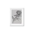 Picture of Gray Floral  _GroupedProduct_Rectangle_Portrait_Framed_Matted_