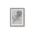 Picture of Gray Floral  _GroupedProduct_Rectangle_Portrait_Framed_Matted_