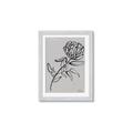 Picture of Gray Floral  _GroupedProduct_Rectangle_Portrait_Framed_Matted_