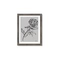 Picture of Gray Floral  _GroupedProduct_Rectangle_Portrait_Framed_Matted_