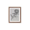 Picture of Gray Floral  _GroupedProduct_Rectangle_Portrait_Framed_Matted_