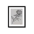 Picture of Gray Floral  _GroupedProduct_Rectangle_Portrait_Framed_Matted_