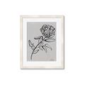 Picture of Gray Floral  _GroupedProduct_Rectangle_Portrait_Framed_Matted_
