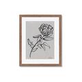 Picture of Gray Floral  _GroupedProduct_Rectangle_Portrait_Framed_Matted_