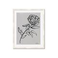 Picture of Gray Floral  _GroupedProduct_Rectangle_Portrait_Framed_Matted_