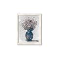 Picture of Blue Pot of Daisies _GroupedProduct_Rectangle_Portrait_Framed_Matted_