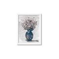 Picture of Blue Pot of Daisies _GroupedProduct_Rectangle_Portrait_Framed_Matted_