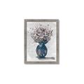 Picture of Blue Pot of Daisies _GroupedProduct_Rectangle_Portrait_Framed_Matted_