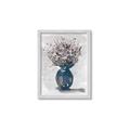 Picture of Blue Pot of Daisies _GroupedProduct_Rectangle_Portrait_Framed_Matted_