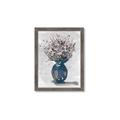 Picture of Blue Pot of Daisies _GroupedProduct_Rectangle_Portrait_Framed_Matted_
