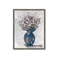 Picture of Blue Pot of Daisies _GroupedProduct_Rectangle_Portrait_Framed_Matted_
