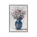 Picture of Blue Pot of Daisies _GroupedProduct_Rectangle_Portrait_Framed_Matted_