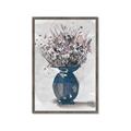 Picture of Blue Pot of Daisies _GroupedProduct_Rectangle_Portrait_Framed_Matted_
