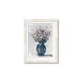 Picture of Blue Pot of Daisies _GroupedProduct_Rectangle_Portrait_Framed_Matted_
