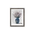 Picture of Blue Pot of Daisies _GroupedProduct_Rectangle_Portrait_Framed_Matted_