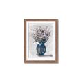 Picture of Blue Pot of Daisies _GroupedProduct_Rectangle_Portrait_Framed_Matted_