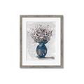 Picture of Blue Pot of Daisies _GroupedProduct_Rectangle_Portrait_Framed_Matted_