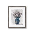 Picture of Blue Pot of Daisies _GroupedProduct_Rectangle_Portrait_Framed_Matted_