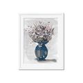 Picture of Blue Pot of Daisies _GroupedProduct_Rectangle_Portrait_Framed_Matted_