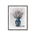Picture of Blue Pot of Daisies _GroupedProduct_Rectangle_Portrait_Framed_Matted_