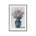 Picture of Blue Pot of Daisies _GroupedProduct_Rectangle_Portrait_Framed_Matted_