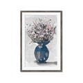 Picture of Blue Pot of Daisies _GroupedProduct_Rectangle_Portrait_Framed_Matted_