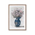 Picture of Blue Pot of Daisies _GroupedProduct_Rectangle_Portrait_Framed_Matted_
