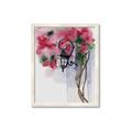Picture of Red Floral Lamp _GroupedProduct_Rectangle_Portrait_Framed_Matted_