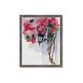 Picture of Red Floral Lamp _GroupedProduct_Rectangle_Portrait_Framed_Matted_