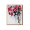 Picture of Red Floral Lamp _GroupedProduct_Rectangle_Portrait_Framed_Matted_