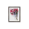 Picture of Red Floral Lamp _GroupedProduct_Rectangle_Portrait_Framed_Matted_