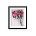 Picture of Red Floral Lamp _GroupedProduct_Rectangle_Portrait_Framed_Matted_