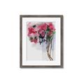 Picture of Red Floral Lamp _GroupedProduct_Rectangle_Portrait_Framed_Matted_