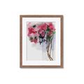 Picture of Red Floral Lamp _GroupedProduct_Rectangle_Portrait_Framed_Matted_