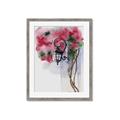 Picture of Red Floral Lamp _GroupedProduct_Rectangle_Portrait_Framed_Matted_