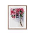 Picture of Red Floral Lamp _GroupedProduct_Rectangle_Portrait_Framed_Matted_